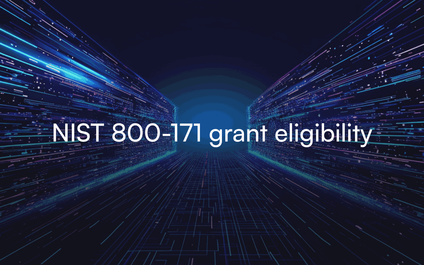NIST 800-171 is a grant eligibility issue for R1 Universities
