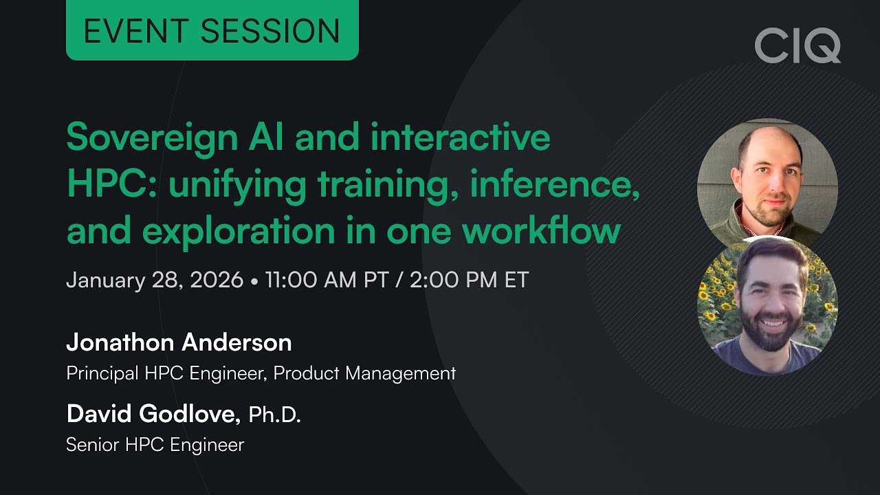 Sovereign AI and interactive HPC: unifying training inference and exploration in one workflow